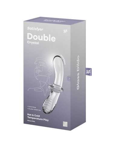 Satisfyer Double Crystal Dildo Transparent | MySexyShop