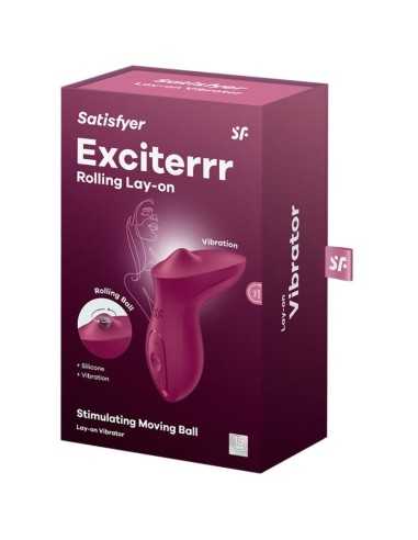 Satisfyer Exciterrr Lay-On Clitoris Berry Vibrator | MySexyShop