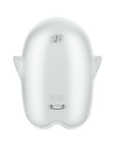 Satisfyer Glowing Ghost Air Pulse & Vibrator White | MySexyShop