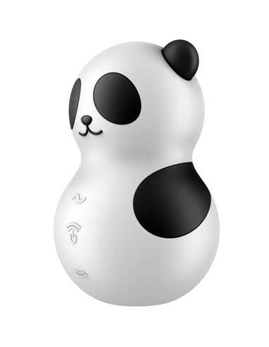 Satisfyer Pocket Panda Stimulator & Vibrator Black And White |