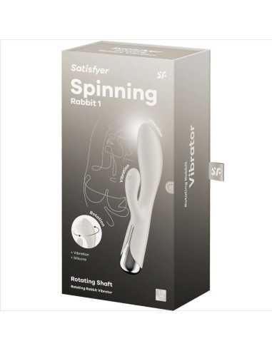 Satisfyer Spinning Rabbit 1 Estimulacion Clitoris Y Punto G Beige - MySexyShop (ES)