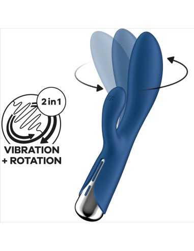 Satisfyer Spinning Rabbit 1 Stimolazione Clitoride E Punto G Blu