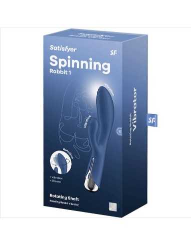 Satisfyer Spinning Rabbit 1 Estimulacion Clitoris Y Punto G Azul - MySexyShop (ES)