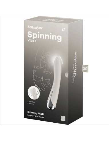 Satisfyer Spinning Vibe 1 Vibrador Rotador G-Spot Beige - MySexyShop (ES)