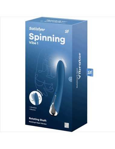 Satisfyer Vibratore Rotatore Spinning Vibe 1 G-Spot Blu