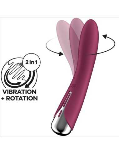 Satisfyer Spinning Vibe 1 Vibrateur Rotateur G-Spot Rouge -
