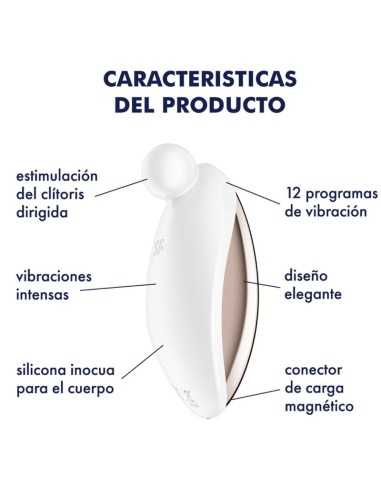 Satisfyer Spot On 2 Vibratore Lay-On Bianco