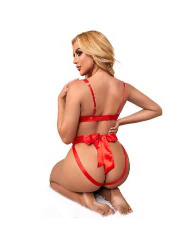 Subblime Body Sexy Ajouré Avec Noeud Rouge L/Xl - MySexyShop