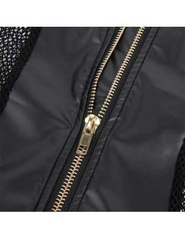 Subblime Robe Sexy En Maille Cuir Noir L/Xl - MySexyShop