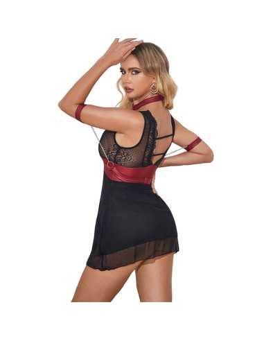 Subblime 954437 Bondage-Kleid Aus Spitze Schwarz L/Xl - MySexyShop.eu