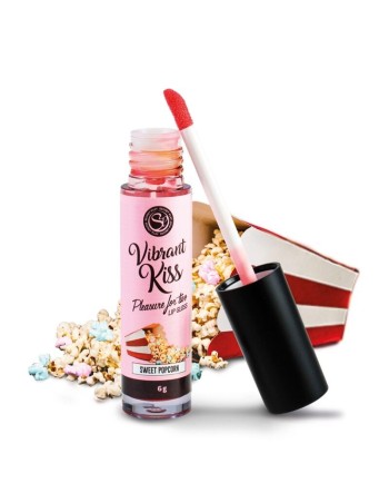 Secretplay Lip Gloss Vibrant Kiss Sweet Popcorn - MySexyShop