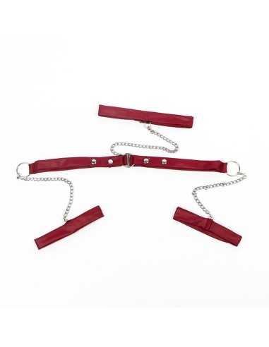 Subblime Abito Bondage In Pizzo Nero S/M