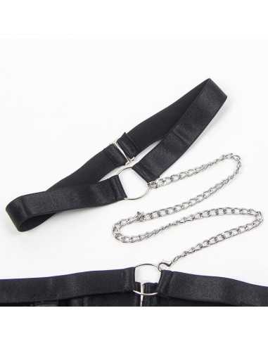 Subblime 954390 Body Sexy Con Ligueros Negro L/Xl - MySexyShop (ES)