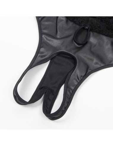 Subblime Sexy Body With Garter Belt Black L/Xl