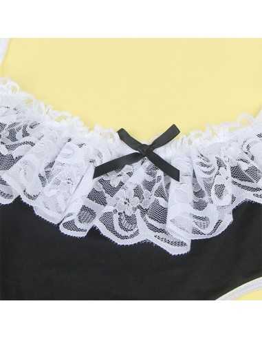 Subblime Costume Da Cameriera Sexy Nero/Bianco S/M