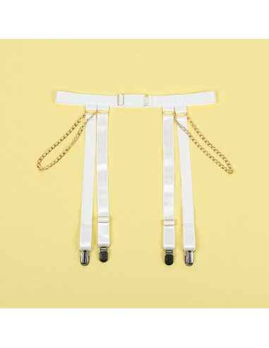 Subblime Body Con Catene + Cintura Giacche Bianco S/M