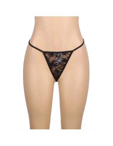 Subblime 954185 Babydoll De Encaje Con Tirantes Ajustables Negro S/M - MySexyShop (ES)