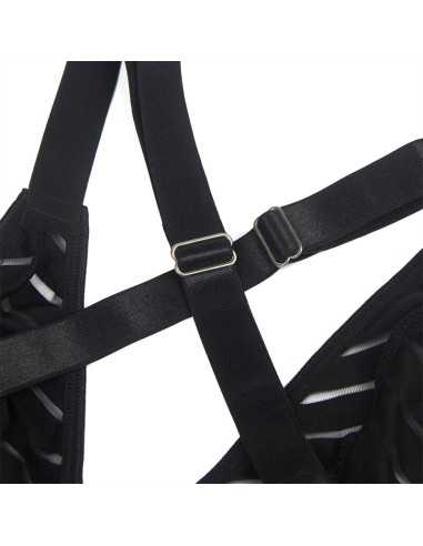 Subblime 954154 Body Mit Strumpfgürtel Schwarz L/Xl - MySexyShop.eu