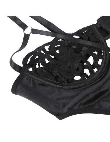 Subblime 954055 Body Sexy De Renda Preto S/M | MySexyShop (PT)