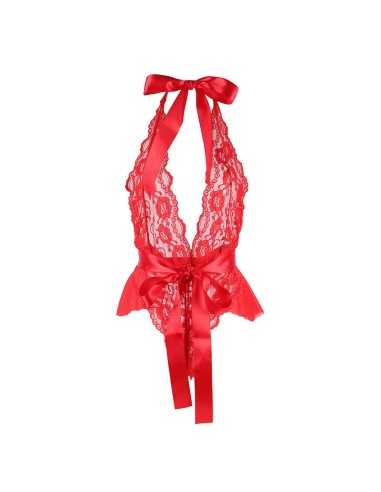 Subblime Body Sexy Con Volant + Cintura Rosso S/M