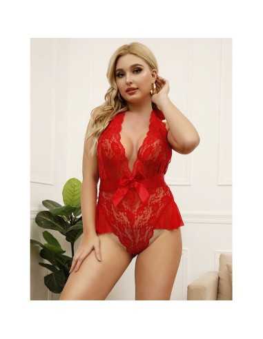 Subblime Body Sexy Con Volant + Cintura Rosso S/M