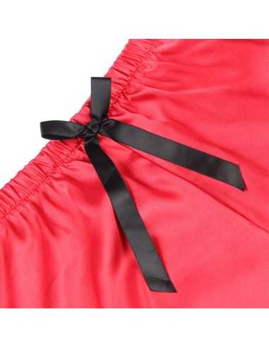 Subblime 953959 Camisón Informal De Seda + Pantalón Encaje Negro/Rojo S/M - MySexyShop (ES) Subblime 953959 Camisón Informal De Seda + Pantalón Encaje Negro/Rojo S/M - MySexyShop (ES)