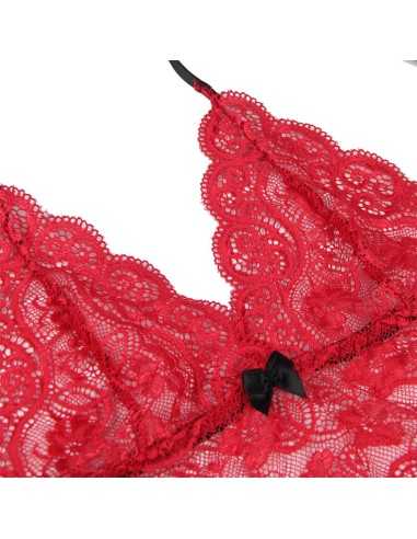 Subblime 953904 Camisola De Seda E Renda + Calcinha Vermelha L/Xl | MySexyShop (PT)