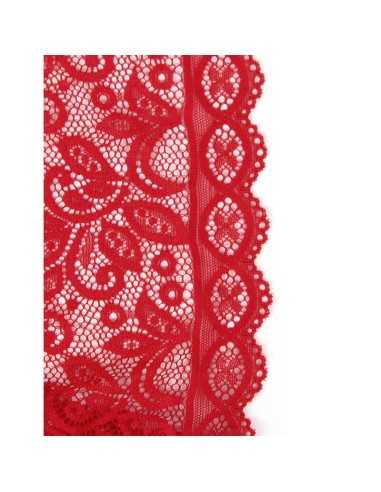 Subblime Open Cup Bodysuit Red S/M