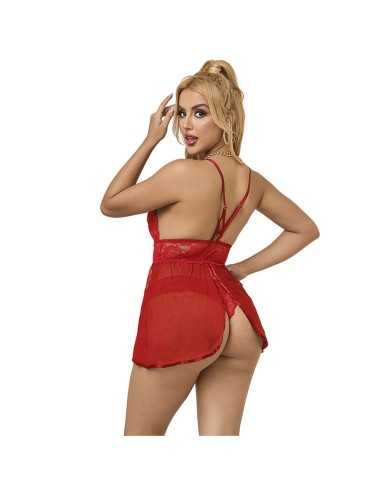 Subblime 953836 Babydoll Mit Offenem Rücken Rot S/M - MySexyShop.eu