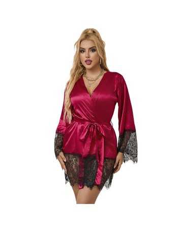 Subblime 953829 Pijama Elegante De Encaje + Tanga Rojo L/Xl - MySexyShop (ES)