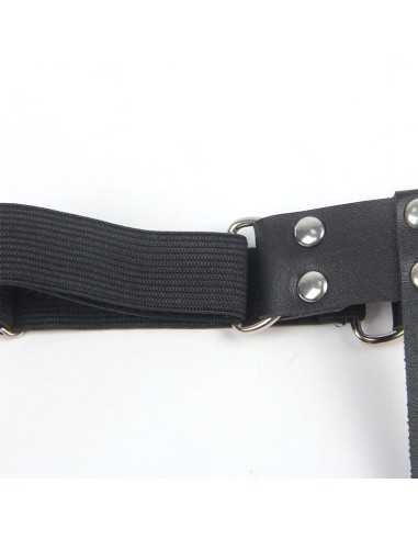 Subblime Giarretrella Punk In Pelle Regolabile Nera Taglia Unica