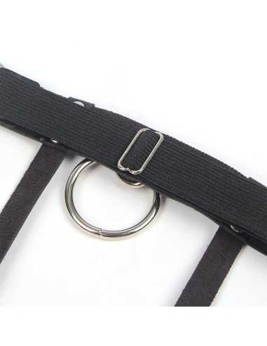 Subblime Giarretrella Punk In Pelle Regolabile Nera Taglia Unica