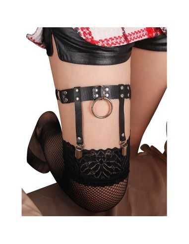 Subblime 953744 Liga Punk De Cuero Ajustable Negro Talla Única - MySexyShop (ES)