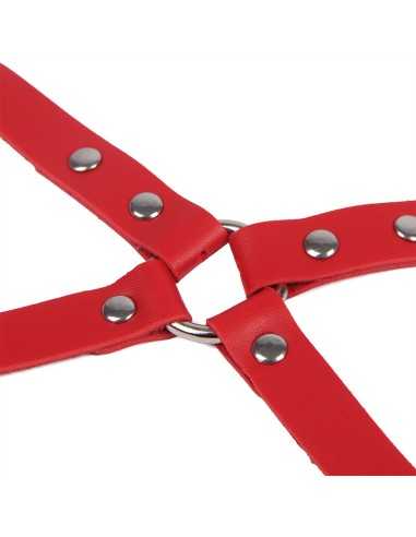 Subblime Menottes Avec Ceinture De Bondage Rouge Taille Unique