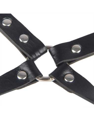 Subblime Menottes Avec Ceinture De Bondage Noire Taille Unique
