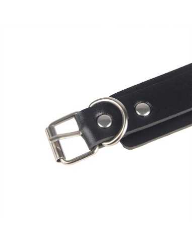 Subblime Handcuffs With Bondage Belt Black One Size