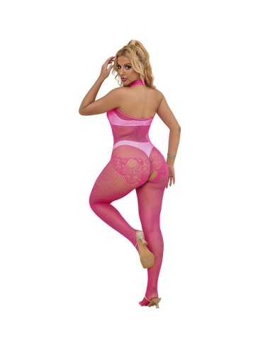 Subblime Bodystocking Résille Et Dentelle Sans Fourrure Avec