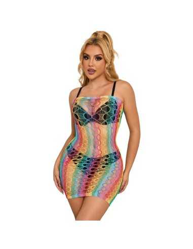 Subblime 952365 Rainbow Bare Shoulder Fishnet Vestido Tamanho Único | MySexyShop (PT) Subblime 952365 Rainbow Bare Shoulder Fishnet Vestido Tamanho Único | MySexyShop (PT)