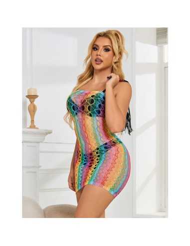 Subblime 952365 Rainbow Bare Shoulder Fishnet Vestido Tamanho Único | MySexyShop (PT) Subblime 952365 Rainbow Bare Shoulder Fishnet Vestido Tamanho Único | MySexyShop (PT)