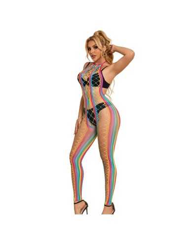 Subblime 952358 Rainbow Halter Neck Fishnet Vestido Tamanho Único | MySexyShop (PT)