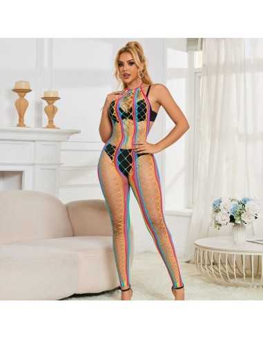 Subblime 952358 Rainbow Halter Neck Fishnet Vestido Tamanho Único | MySexyShop (PT)