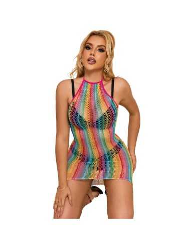 Subblime 952341 Vestido Rainbow Fishnet Tamanho Único | MySexyShop (PT)