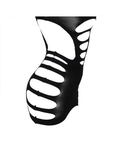 Subblime 952266 Langrmeliger Elastischer Netz-Kleid Schwarz Eine Grösse - MySexyShop.eu