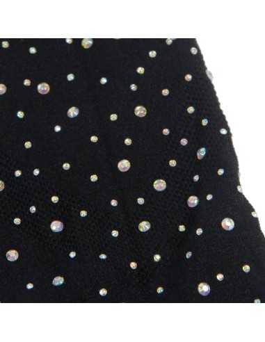 Subblime 952198 Netz-Kleid Mit Brillanten Diamanten Schwarz Eine Grösse - MySexyShop.eu