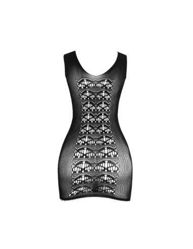 Subblime 952167 Kurzer Elastischer Netz-Kleid Schwarz Eine Grösse - MySexyShop.eu