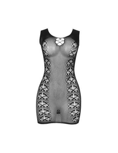 Subblime 952167 Kurzer Elastischer Netz-Kleid Schwarz Eine Grösse - MySexyShop.eu