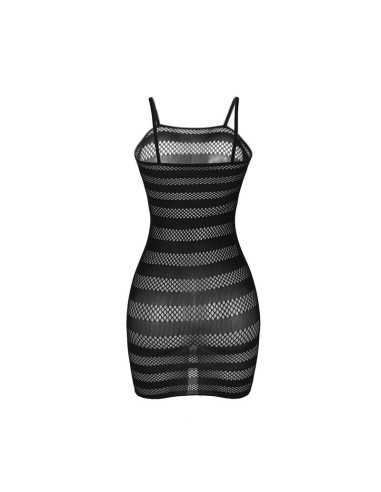 Subblime 951733 Vestido De Rejilla Con Franjas Negro Talla Única - MySexyShop (ES)