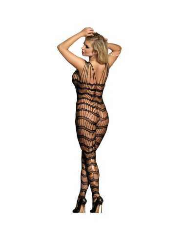 Subblime Bodystocking Résille Ouvert Avec Bretelles Sur Les