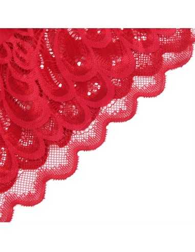 Subblime Babydoll Satinado Con Encaje Rojo L/Xl - MySexyShop (ES)