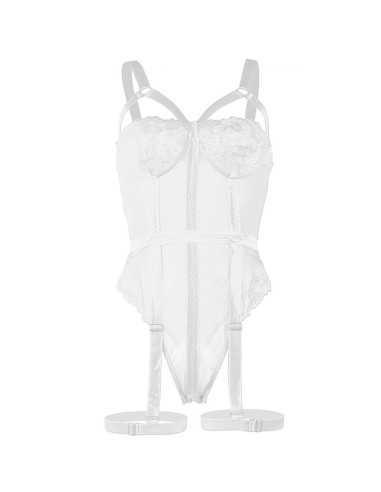 Subblime Teddy Com Ala Liga Detalhe Peito Branco L/Xl | MySexyShop (PT)